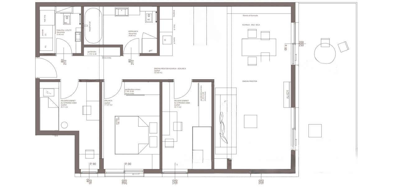 Квартира в Любляне, Словения, 116 м² - фото 14