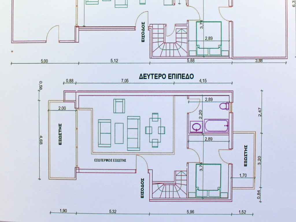 Мезонет в Олимпиаки-Акти, Греция, 113 м² - фото 4
