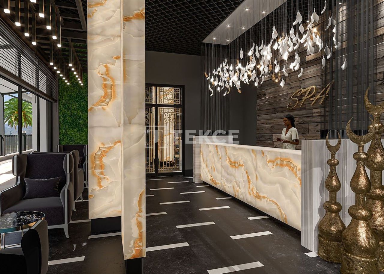 Апартаменты в Алании, Турция, 55 м² - фото 17