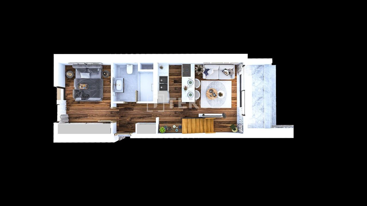 Апартаменты в Кирении, Кипр, 67 м² - фото 19