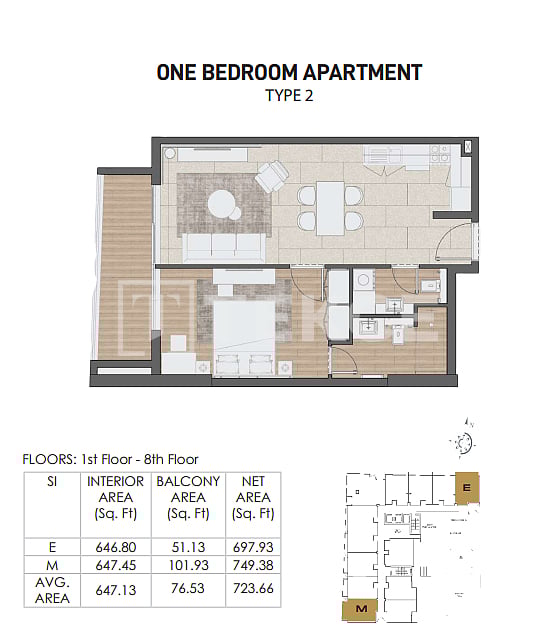 Апартаменты в Дубае, ОАЭ, 107 м² - фото 19