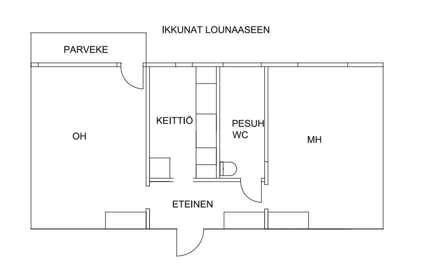 Квартира в Пиексямяки, Финляндия, 52.5 м² - фото 3
