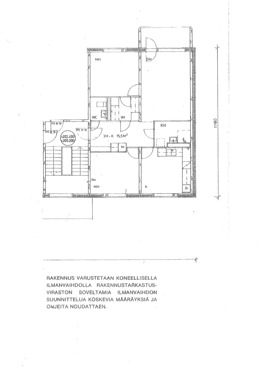 Квартира в Суомуссалми, Финляндия, 75.5 м² - фото 2