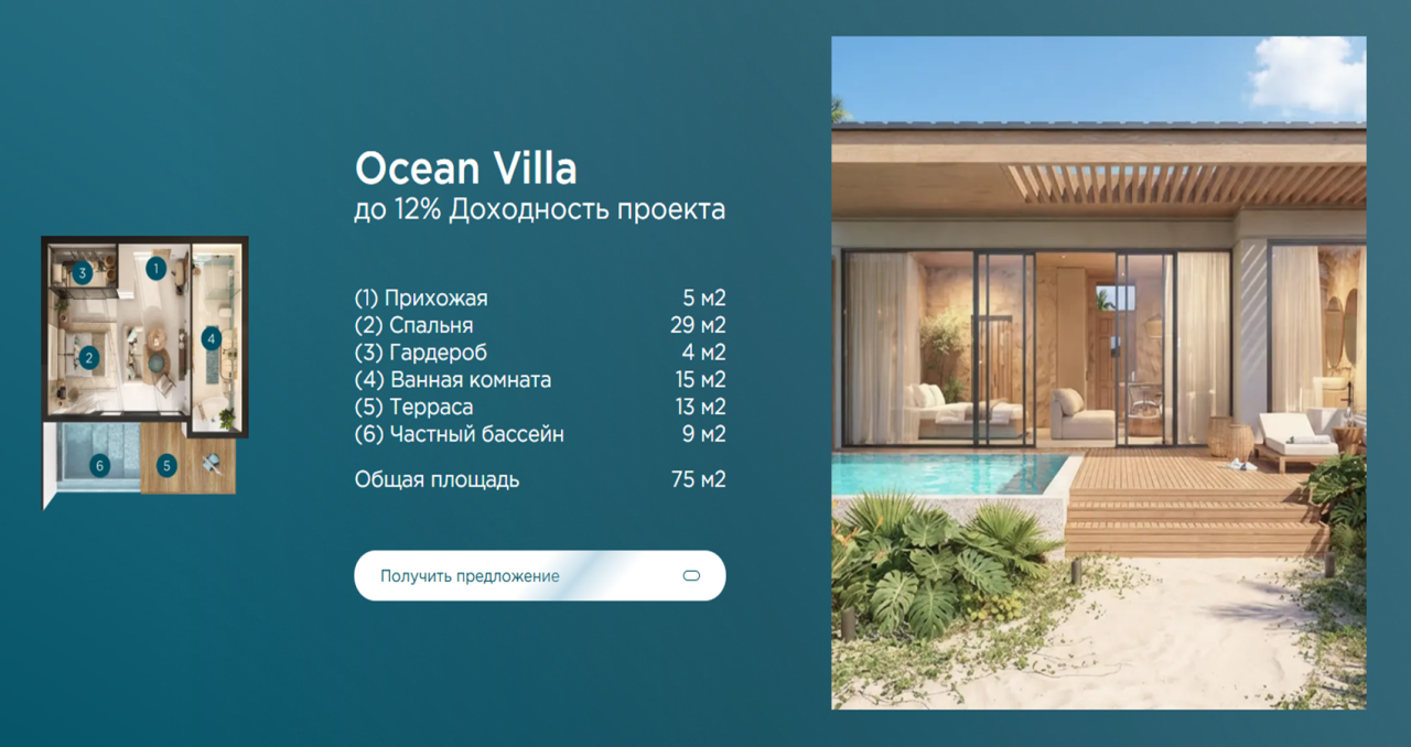 Апартаменты Мале, Мальдивы, 35 м² - фото 12