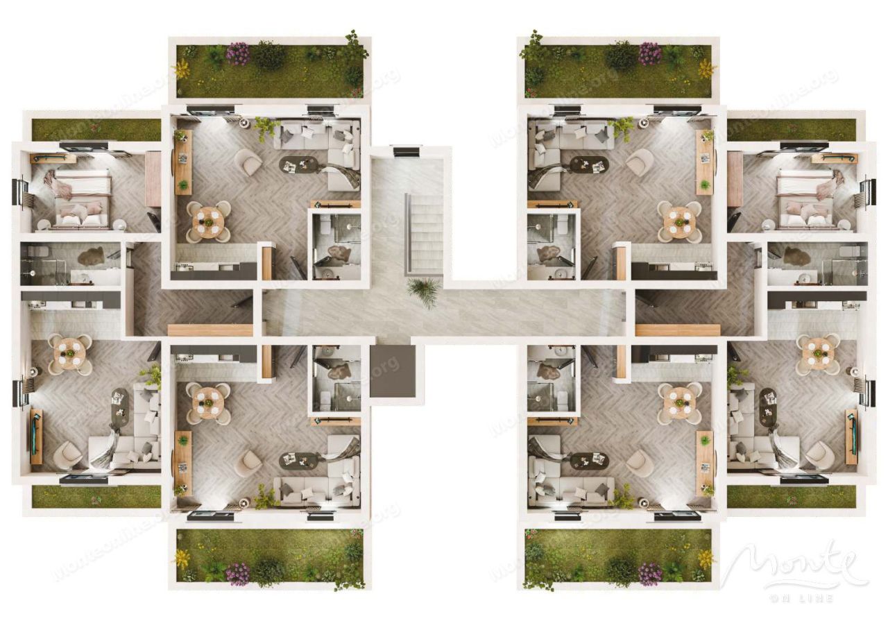 Апартаменты в Радановичах, Черногория, 29.5 м² - фото 16