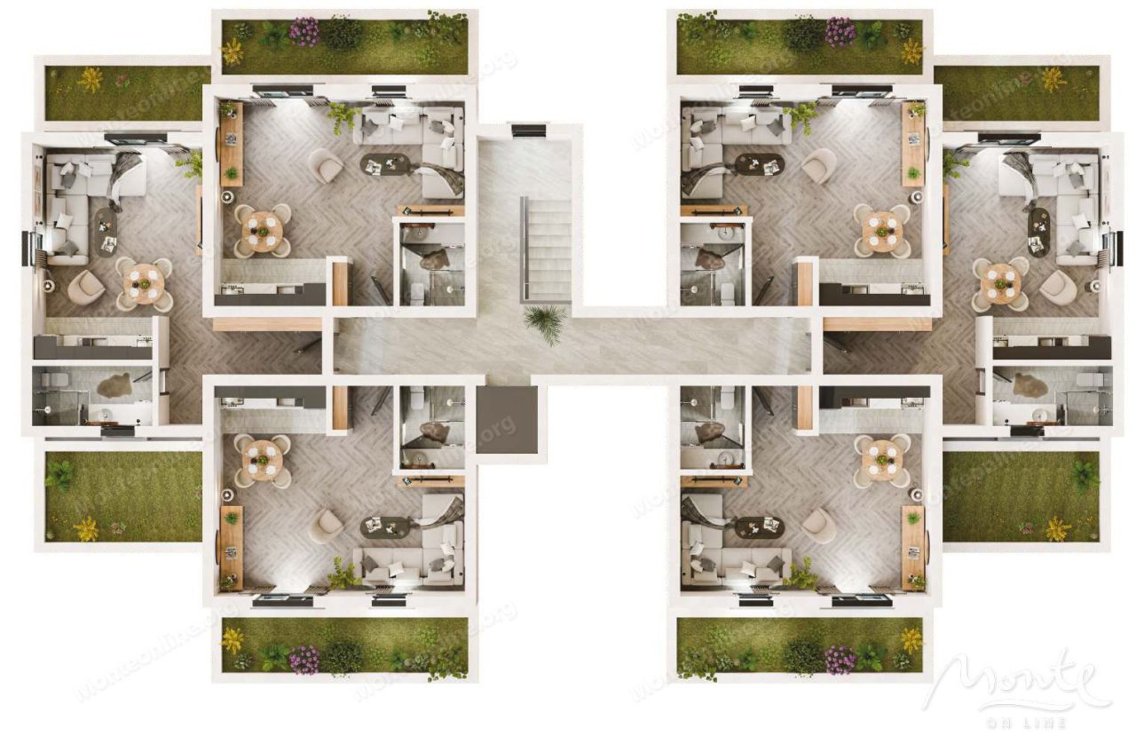 Апартаменты в Радановичах, Черногория, 48.5 м² - фото 18