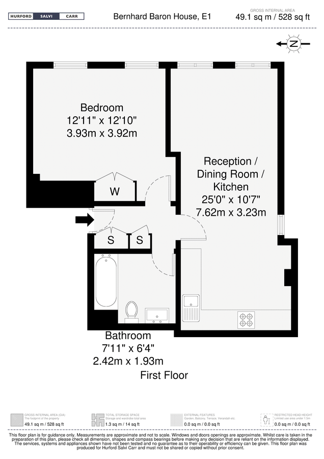 Квартира в Лондоне, Великобритания, 49 м² - фото 13