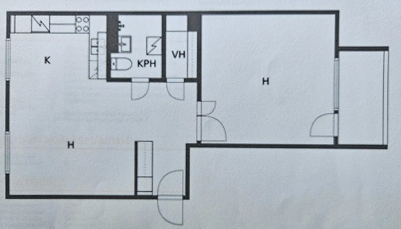 Квартира в Пори, Финляндия, 57.5 м² - фото 2