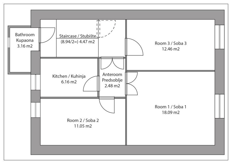 Квартира в Порече, Хорватия, 62.7 м² - фото 13