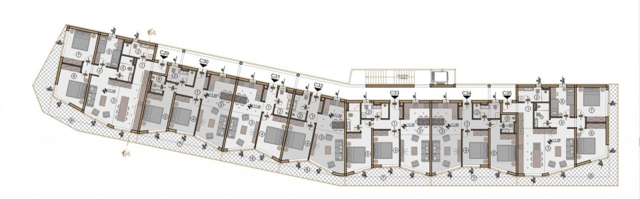 Квартира в Пуле, Хорватия, 51.82 м² - фото 14
