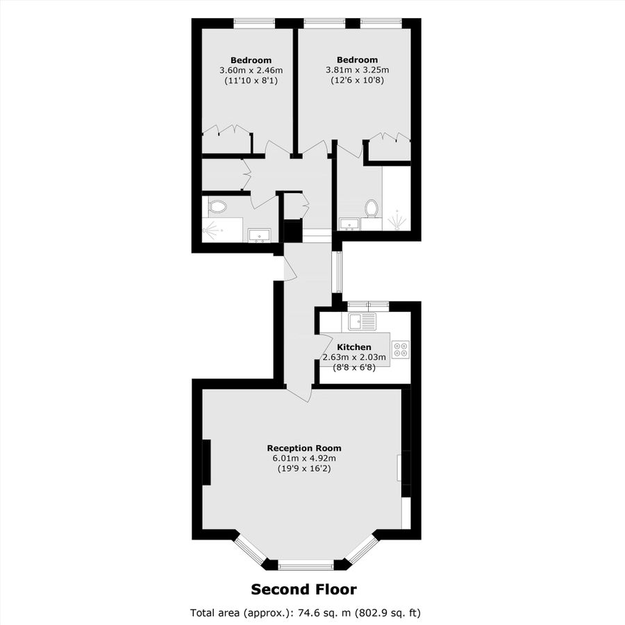 Квартира в Лондоне, Великобритания, 75 м² - фото 7