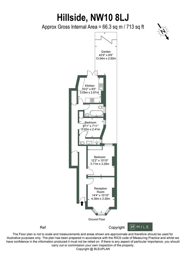 Квартира в Лондоне, Великобритания, 66 м² - фото 9