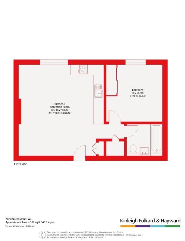 Квартира в Лондоне, Великобритания, 47 м² - фото 9