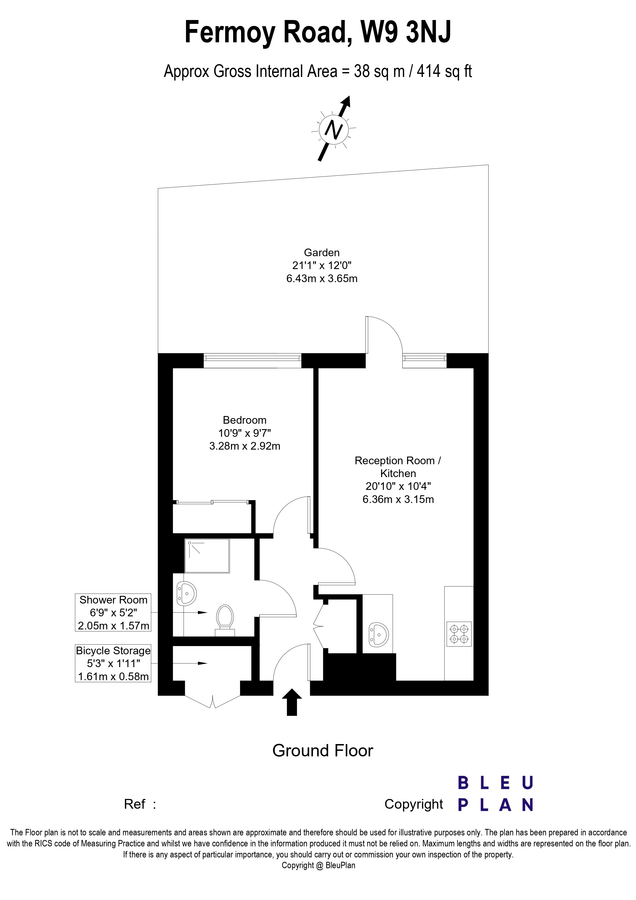 Квартира в Лондоне, Великобритания, 38 м² - фото 11