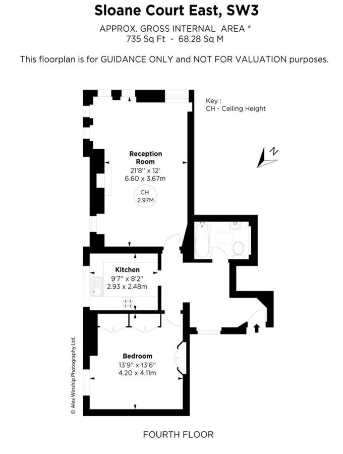 Квартира в Лондоне, Великобритания, 68 м² - фото 11