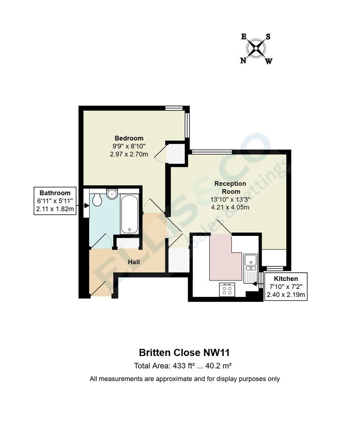 Квартира в Лондоне, Великобритания, 40 м² - фото 12