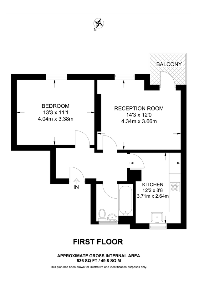 Квартира в Лондоне, Великобритания, 50 м² - фото 12
