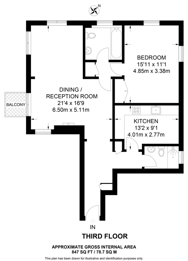 Квартира в Лондоне, Великобритания, 79 м² - фото 12