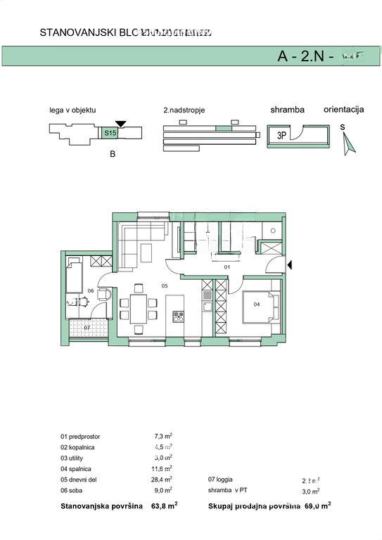 Квартира в Любляне, Словения, 69 м² - фото 13