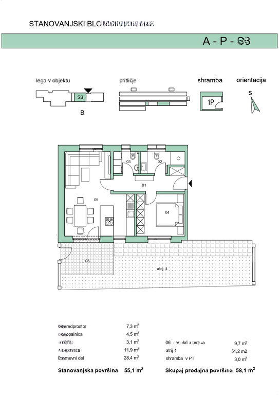 Квартира в Любляне, Словения, 58 м² - фото 14
