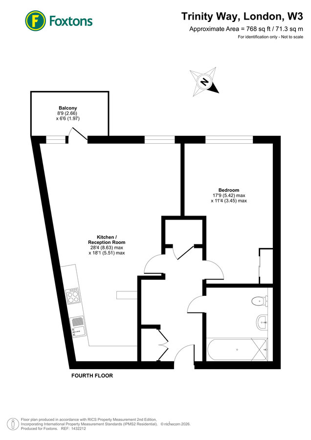 Квартира в Лондоне, Великобритания, 71 м² - фото 17