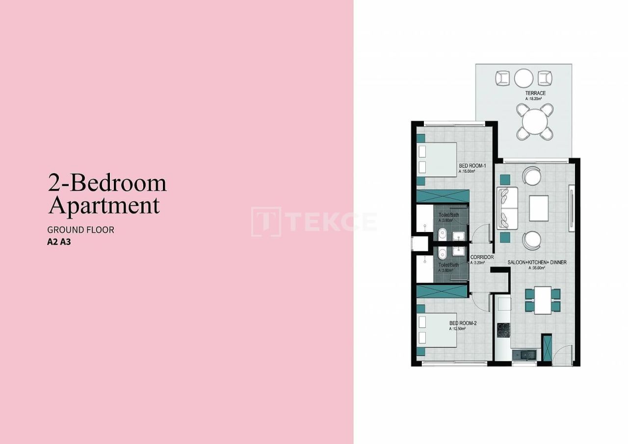 Пентхаус в Кирении, Кипр, 73 м² - фото 12