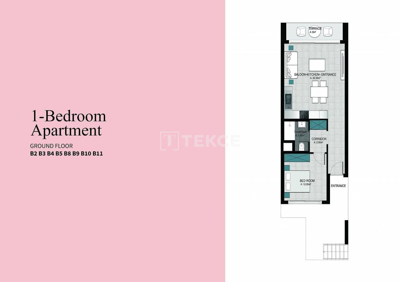 Пентхаус в Кирении, Кипр, 73 м² - фото 15