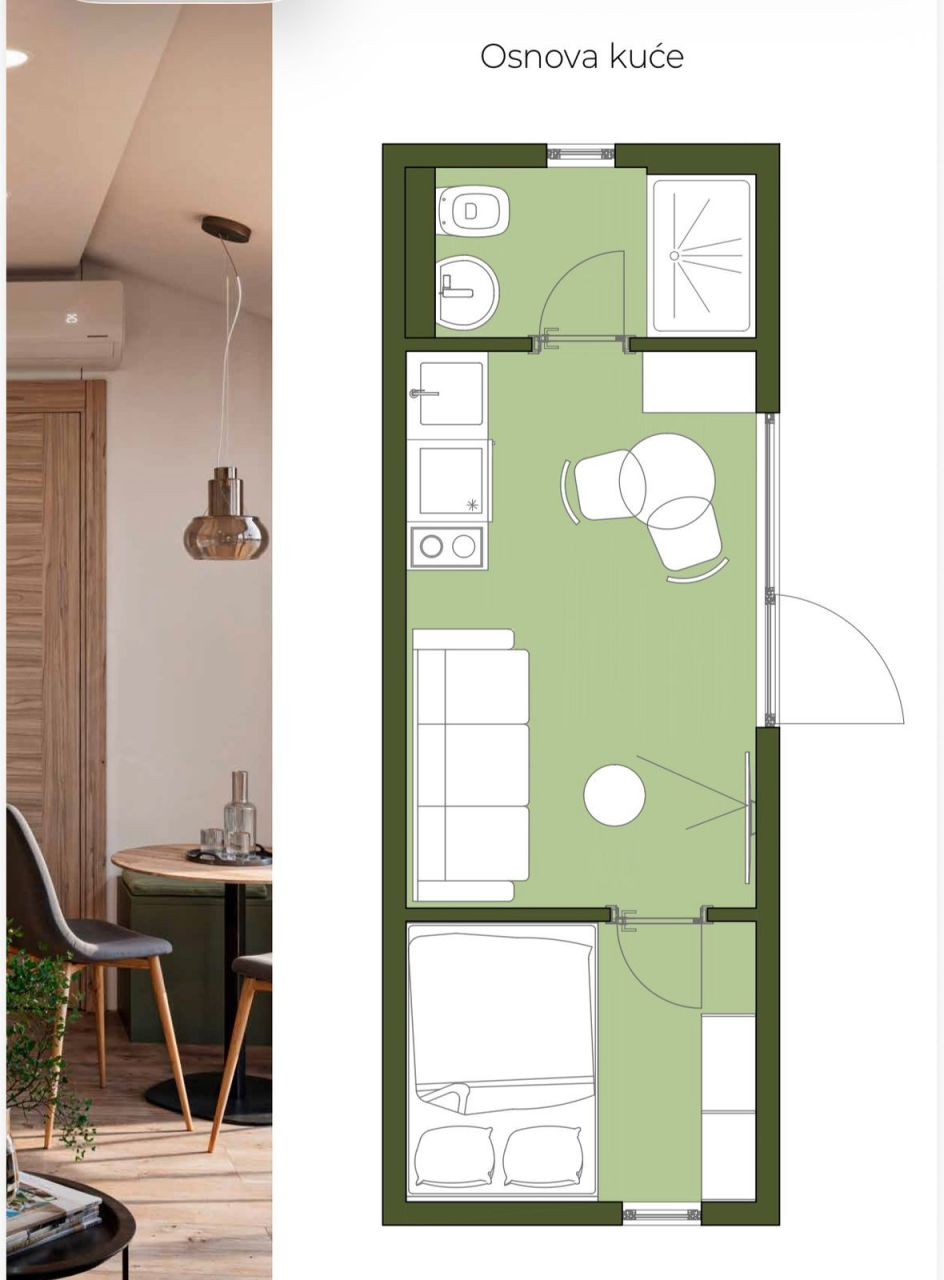 Дом в Жабляке, Черногория, 24 м² - фото 6