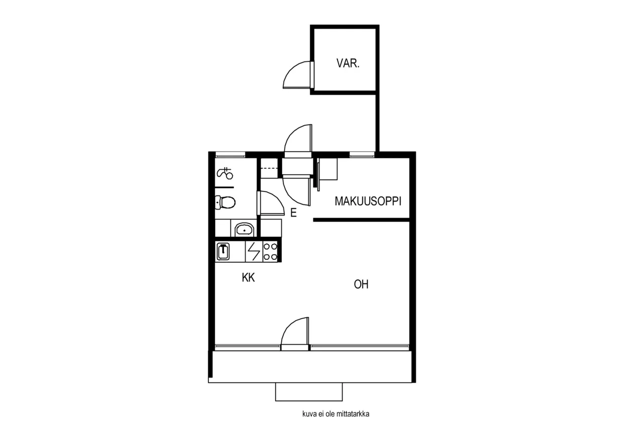Таунхаус в Нурмесе, Финляндия, 29 м² - фото 2