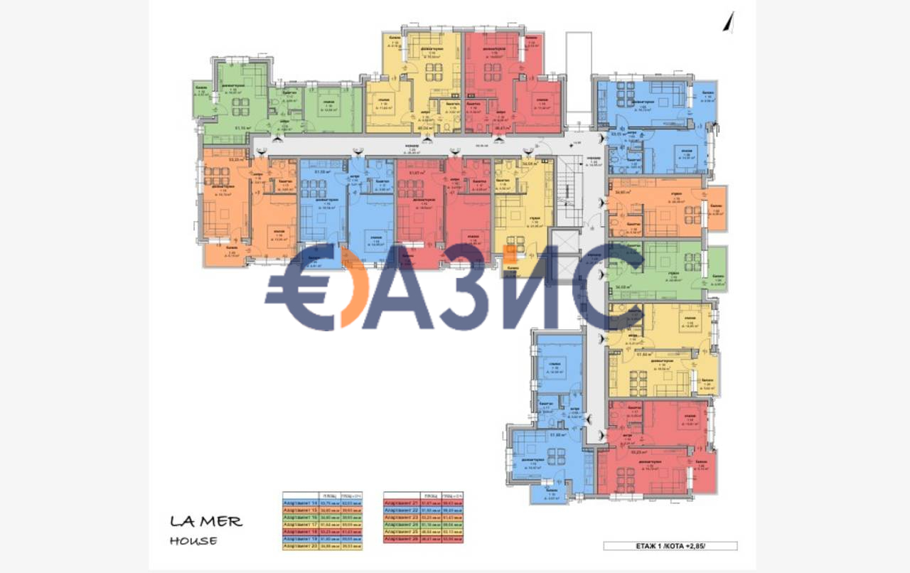 Апартаменты в Равде, Болгария, 52.4 м² - фото 16