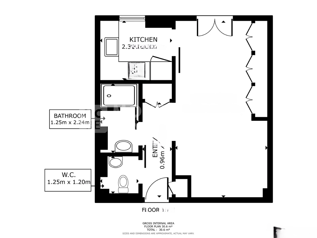 Квартира в Сен-Романе, Монако, 35 м² - фото 9