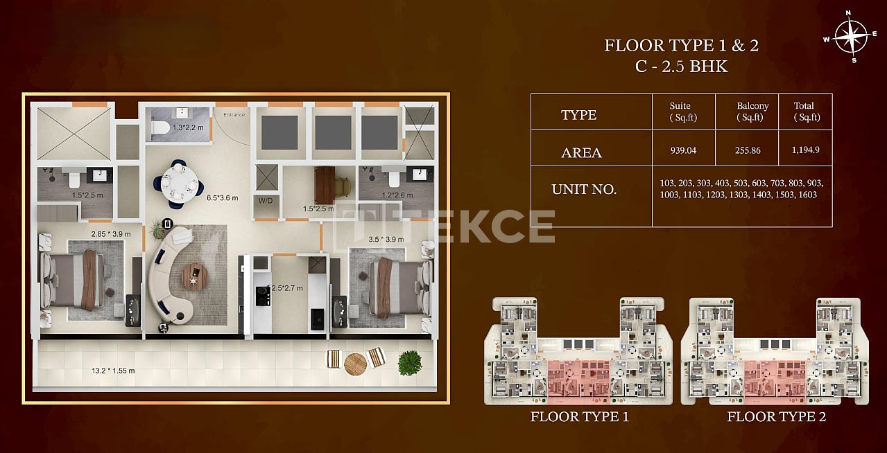 Апартаменты Джебель-Али Вилладж, ОАЭ, 166 м² - фото 16