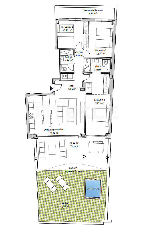 Апартаменты в Фуэнхироле, Испания, 107 м² - фото 16