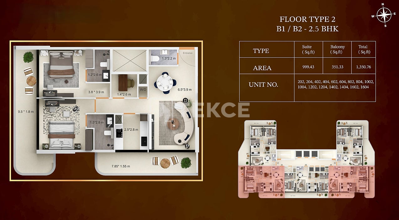 Апартаменты Джебель-Али Вилладж, ОАЭ, 126 м² - фото 17