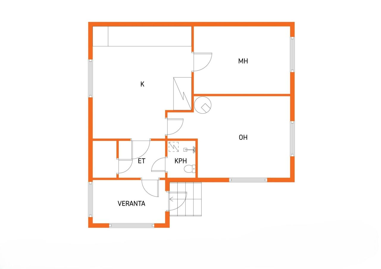 Дом в Яаала, Финляндия, 55 м² - фото 3
