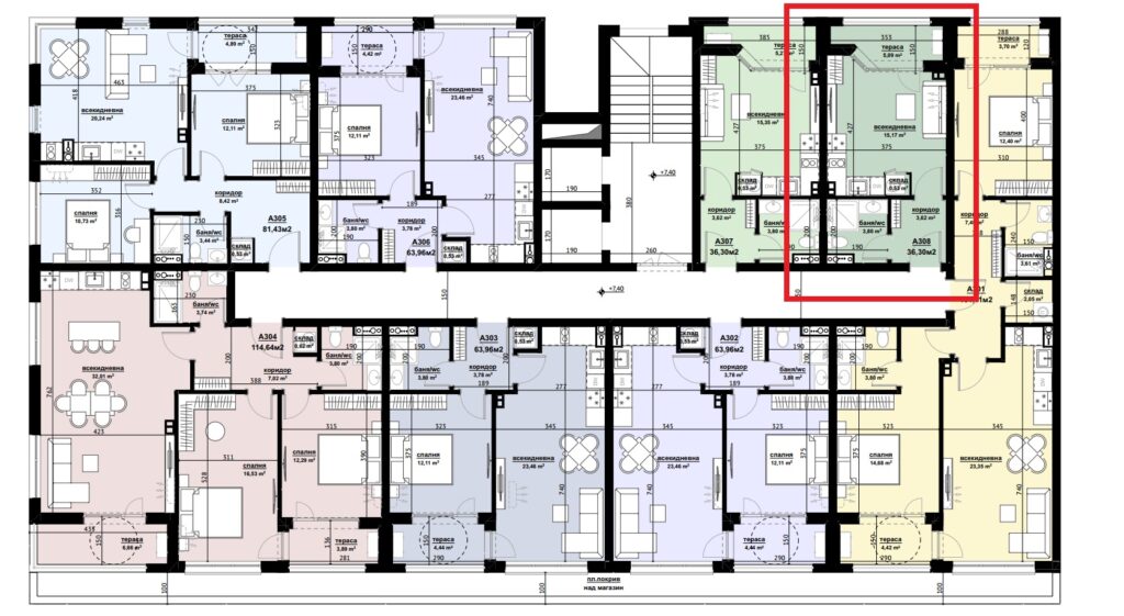 Студия в Бургасе, Болгария, 36 м² - фото 4
