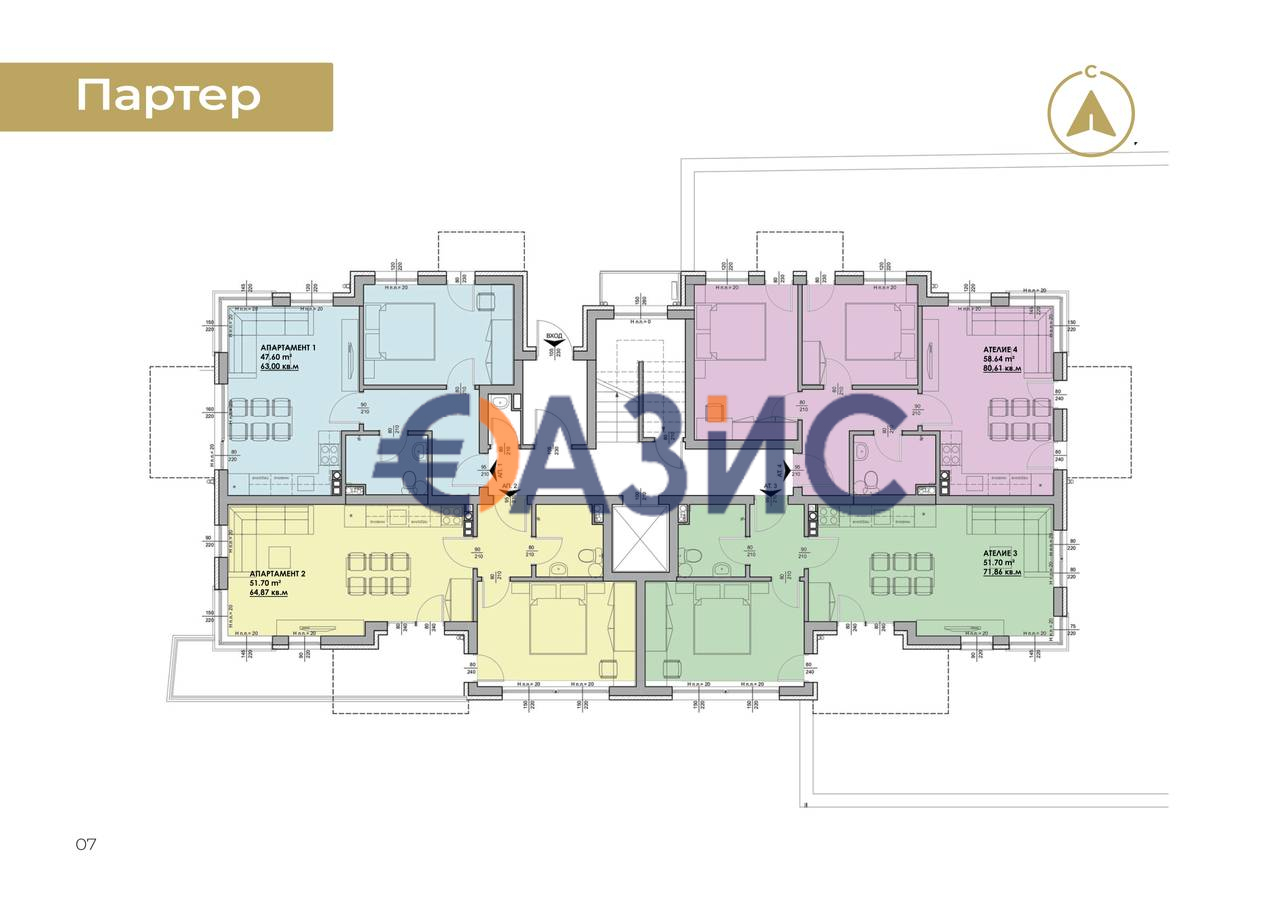 Апартаменты в Черноморце, Болгария, 71.9 м² - фото 10
