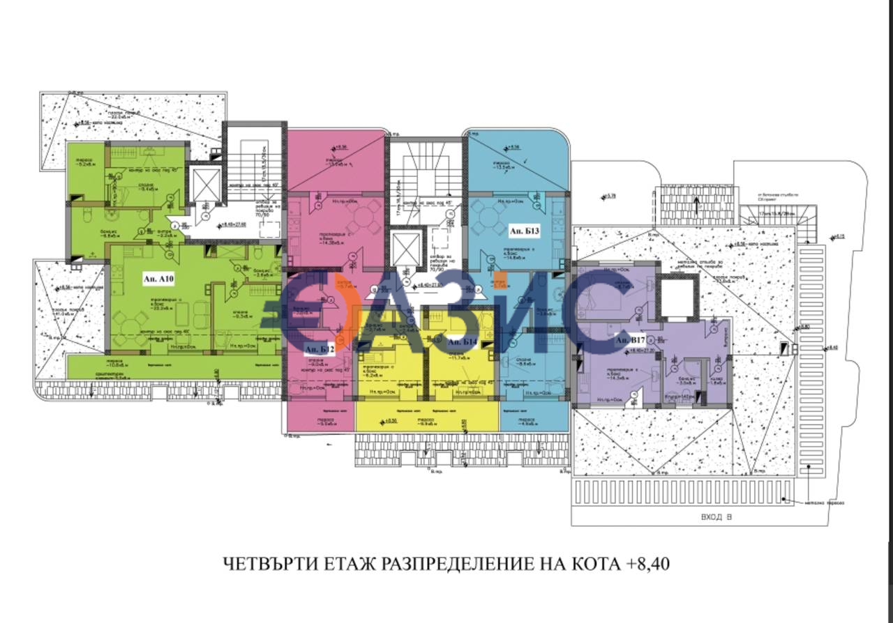 Апартаменты в Черноморце, Болгария, 52.7 м² - фото 14