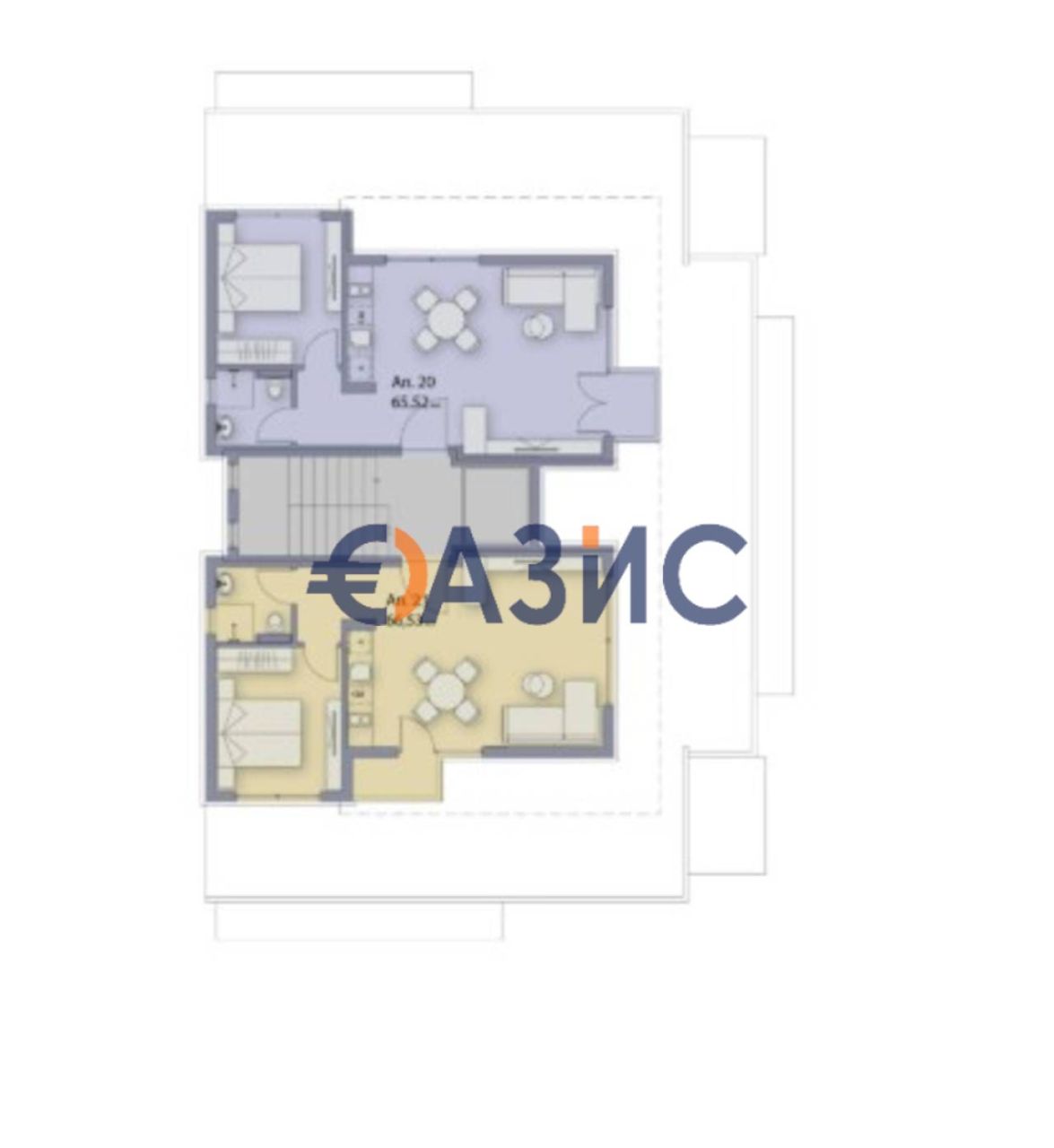 Апартаменты в Созополе, Болгария, 66.5 м² - фото 14