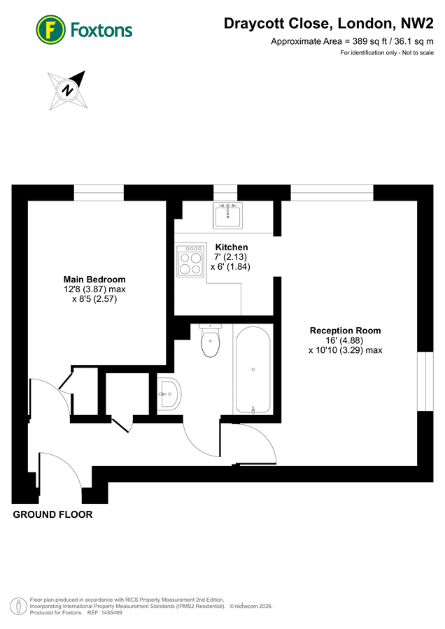 Квартира в Лондоне, Великобритания, 36 м² - фото 5