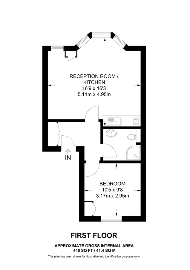 Квартира в Лондоне, Великобритания, 41 м² - фото 9