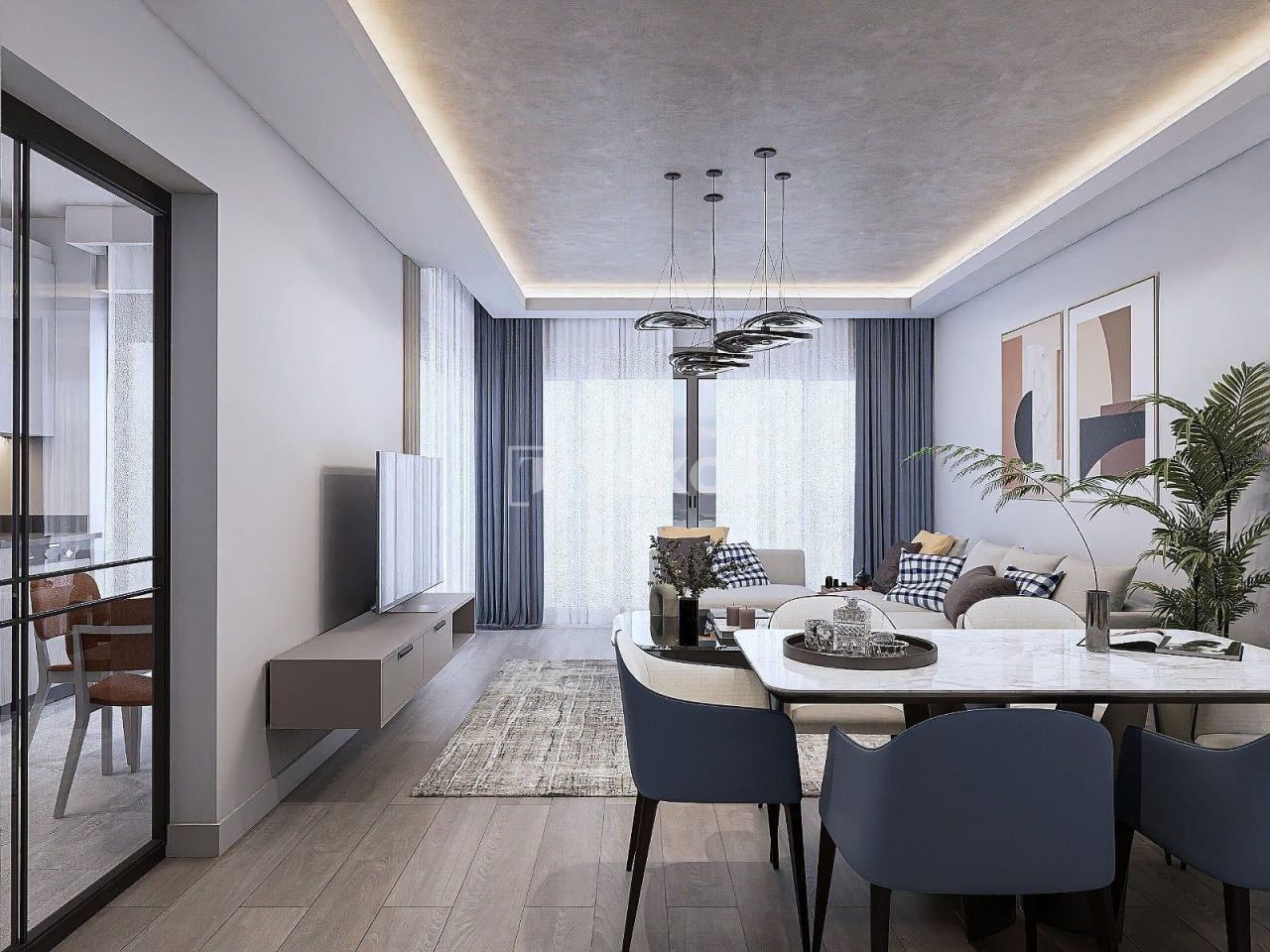 Апартаменты в Анталии, Турция, 103 м² - фото 9