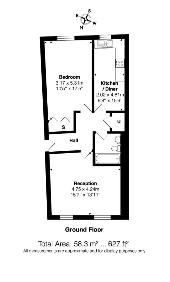 Квартира в Лондоне, Великобритания, 58 м² - фото 10