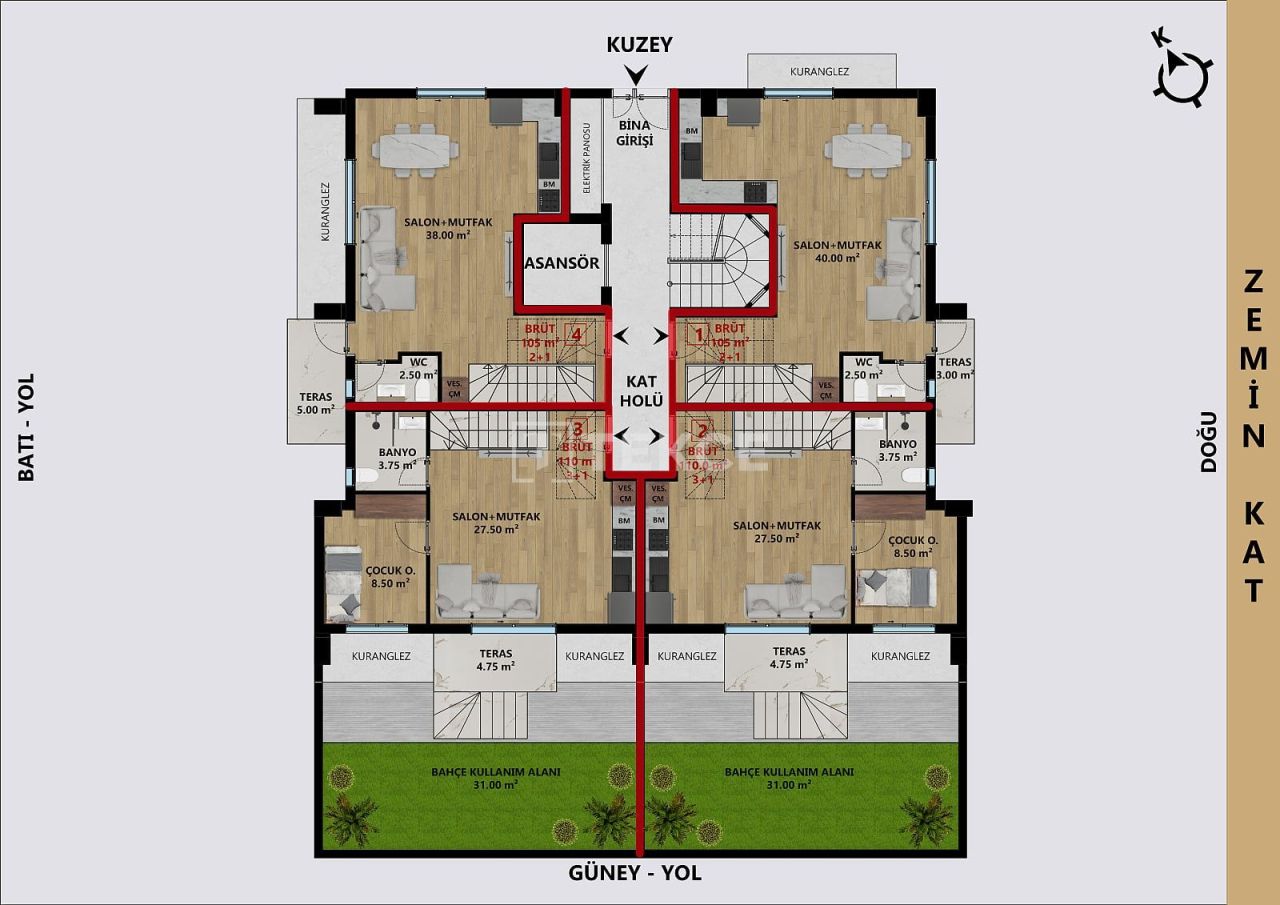 Пентхаус в Анталии, Турция, 190 м² - фото 11