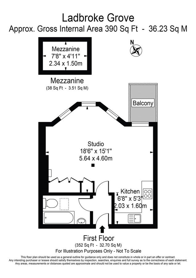 Квартира в Лондоне, Великобритания, 36 м² - фото 13