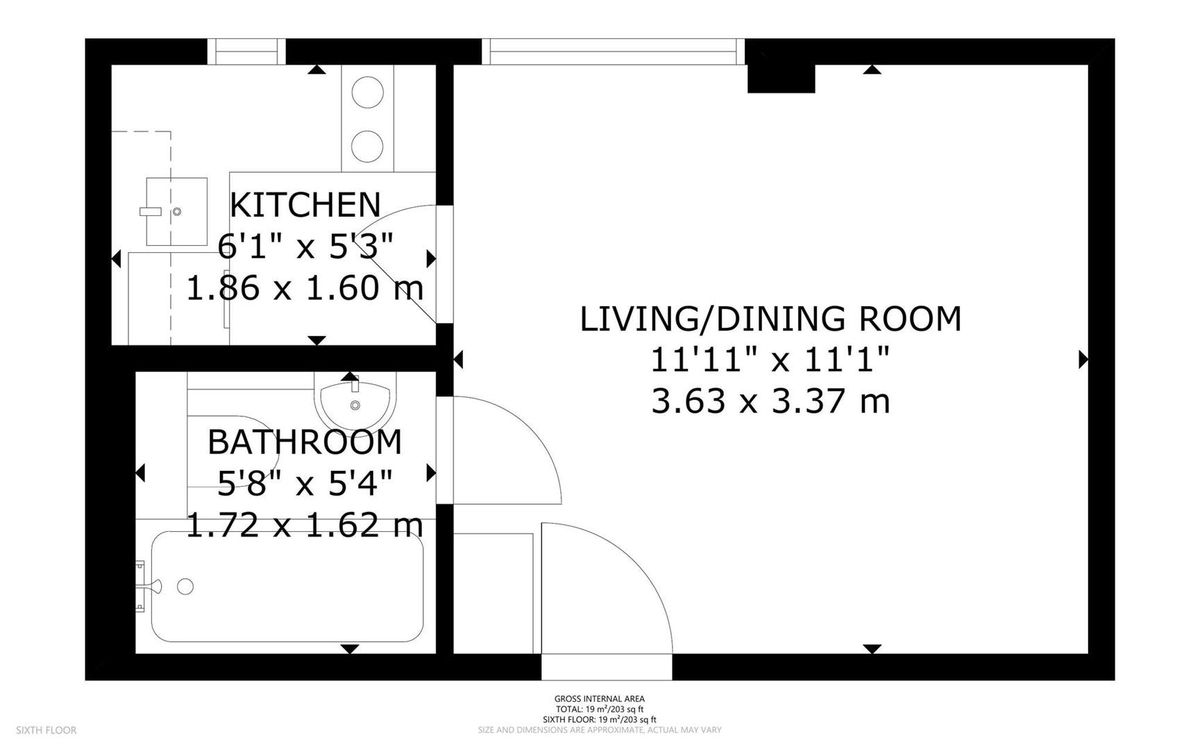 Квартира в Лондоне, Великобритания, 19 м² - фото 16