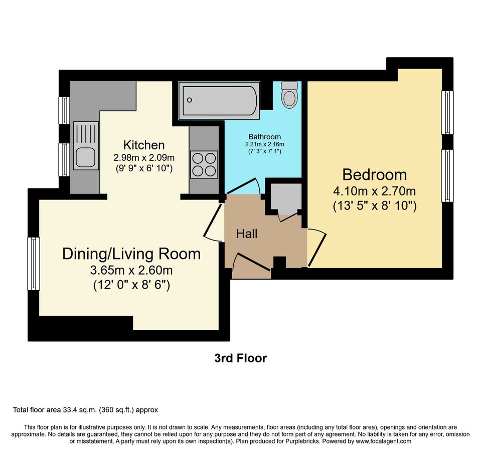 Квартира в Лондоне, Великобритания, 33 м² - фото 19