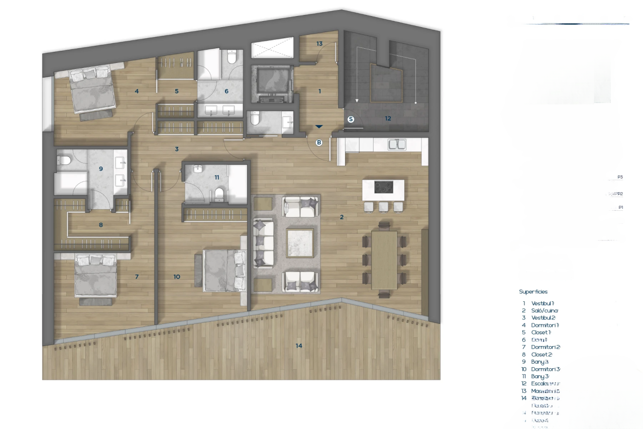 Квартира в Ордино, Андорра, 706 м² - фото 13