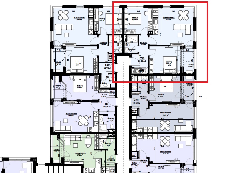 Квартира в Бургасе, Болгария, 81 м² - фото 3