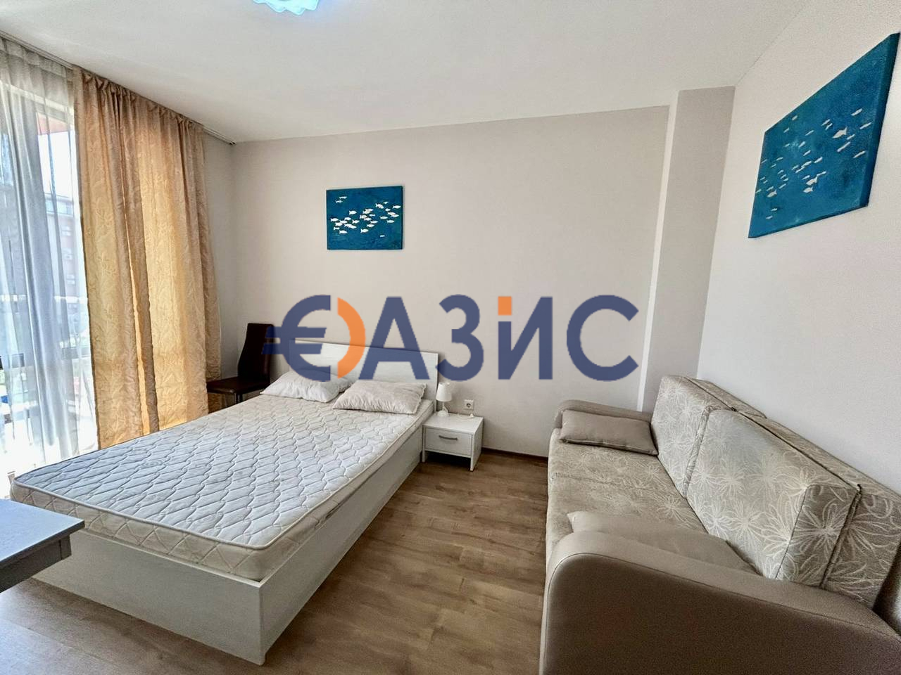 Апартаменты на Солнечном берегу, Болгария, 30.2 м² - фото 4